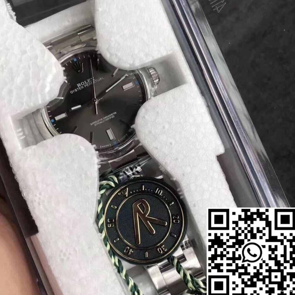 114300 Oyster Grey Perpetual Rolex Dial Factory AR 39MM 0227